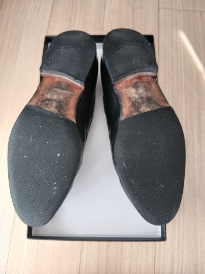 【値下げ】CARMINA 黒 タッセル付きローファー