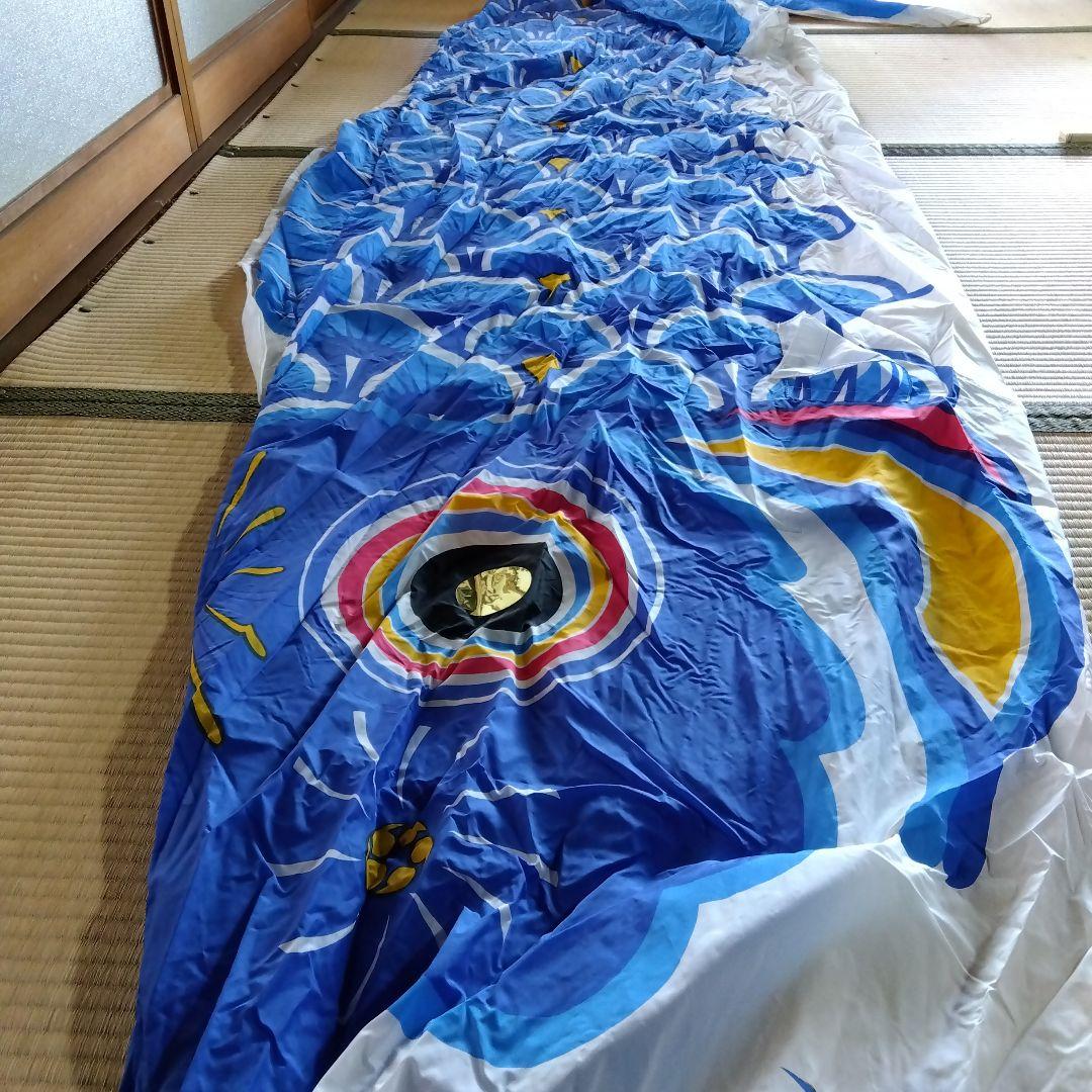 に*こ様 東レナイロン　太郎鯉　鯉のぼりセット　黒7m赤6m青5m吹流7m