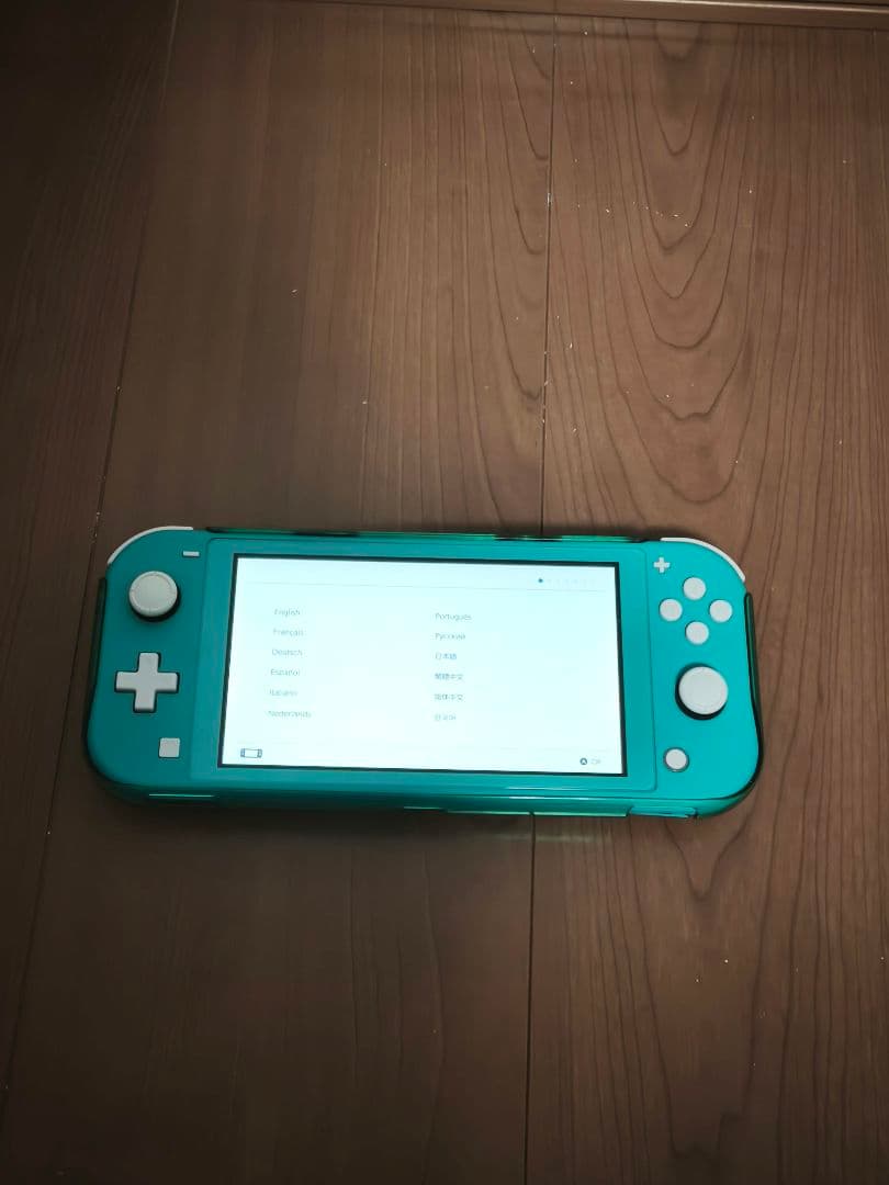 Nintendo Switch Lite 保護フィルム 保護ケース付 ターコイズ