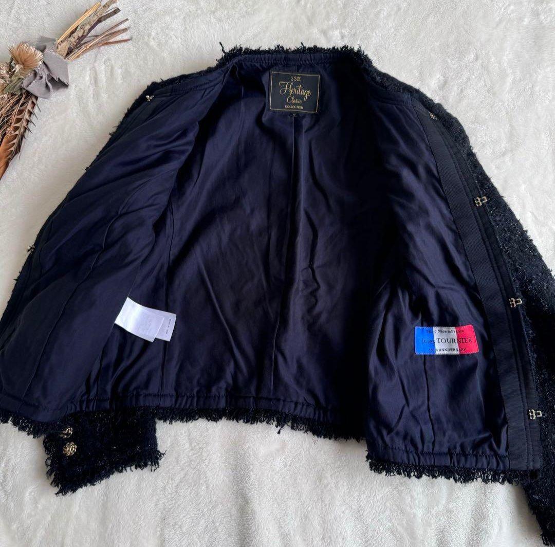 23区 ツイード スーツ セットアップ ヘリテージコレクション ノーカラー 高級