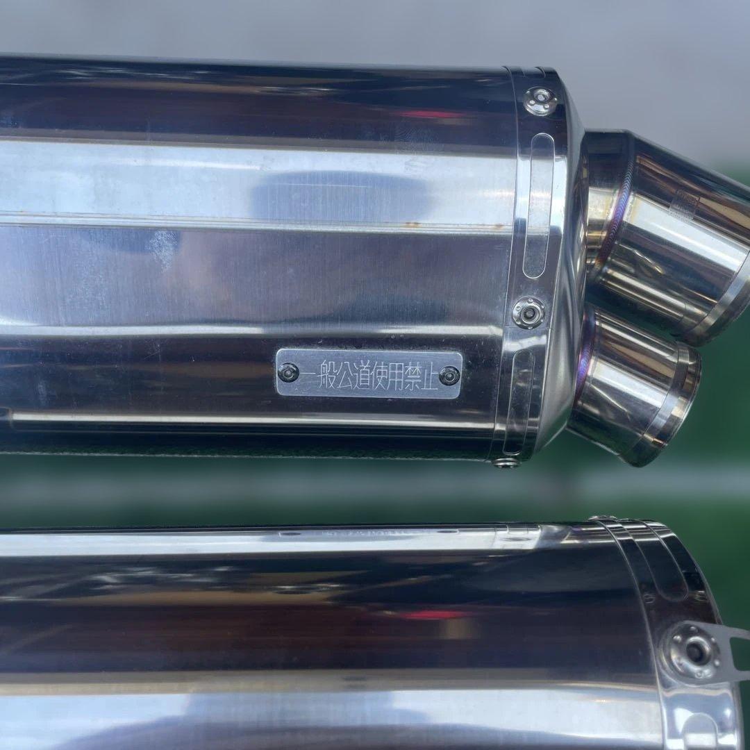 GSX1300R隼2型08-20ヨシムラレース用トライオーバル2エンドマフラー