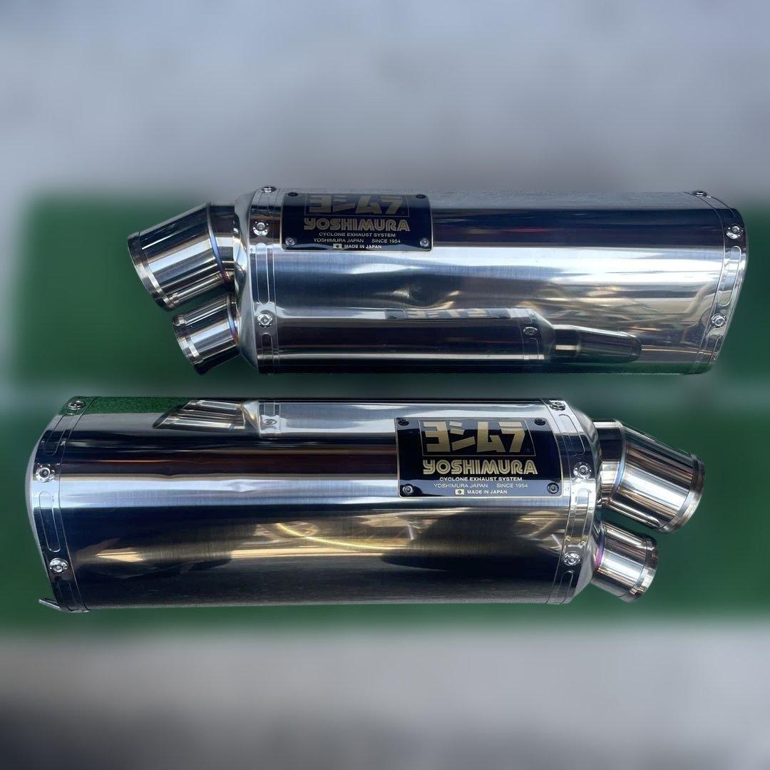 GSX1300R隼2型08-20ヨシムラレース用トライオーバル2エンドマフラー