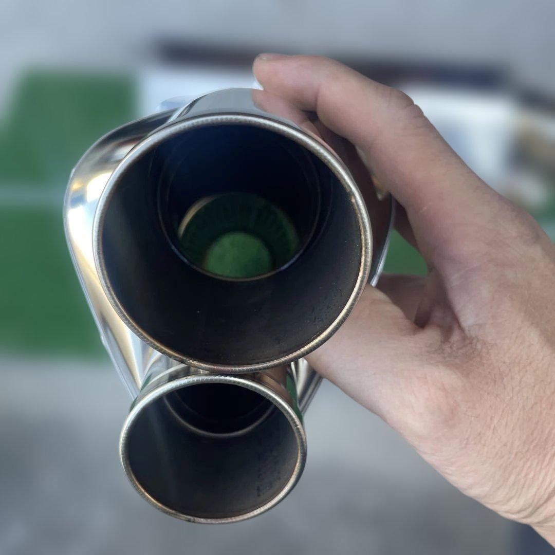 GSX1300R隼2型08-20ヨシムラレース用トライオーバル2エンドマフラー