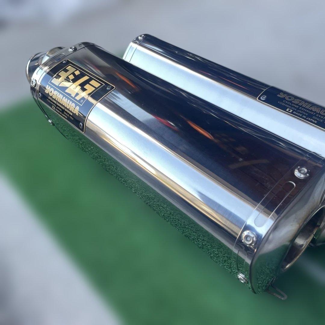 GSX1300R隼2型08-20ヨシムラレース用トライオーバル2エンドマフラー