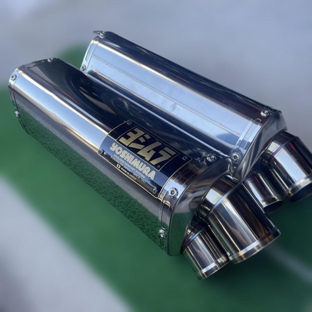 GSX1300R隼2型08-20ヨシムラレース用トライオーバル2エンドマフラー