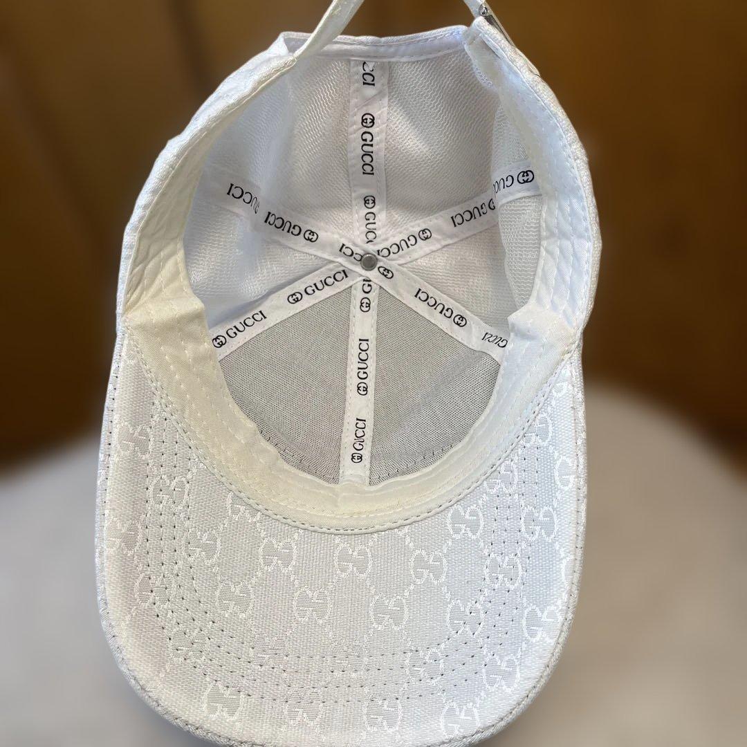 グッチ　GUCCI ゴルフキャップ　白