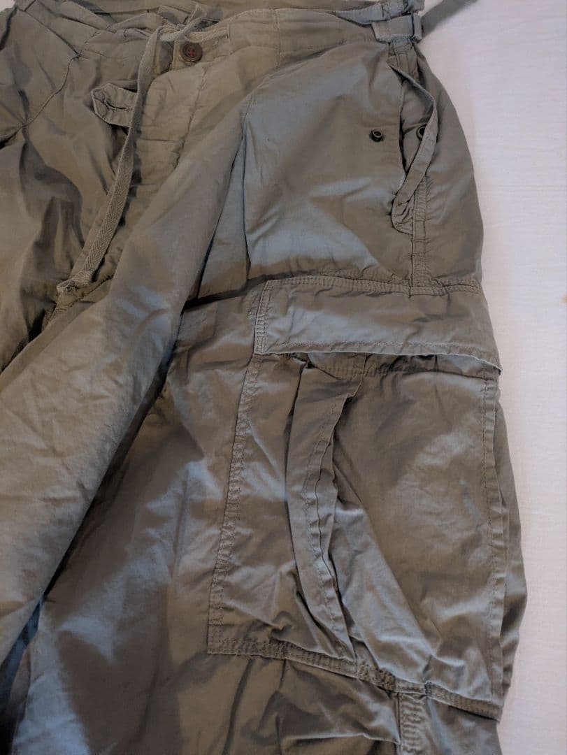キャピタル　KAPITAL カーゴパンツ　オーバーパンツ ワイド　ARMY