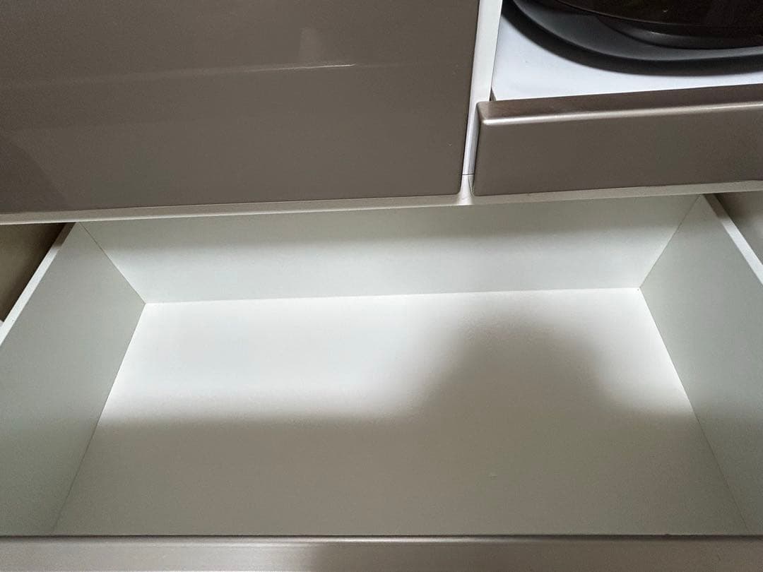 キッチンカウンター ホワイト シルバー