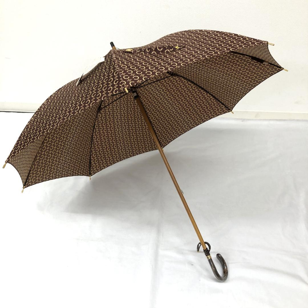 【未使用保管品】5F338/セリーヌ/長傘/トリオンフ柄/Cロゴ/ゴールド金具