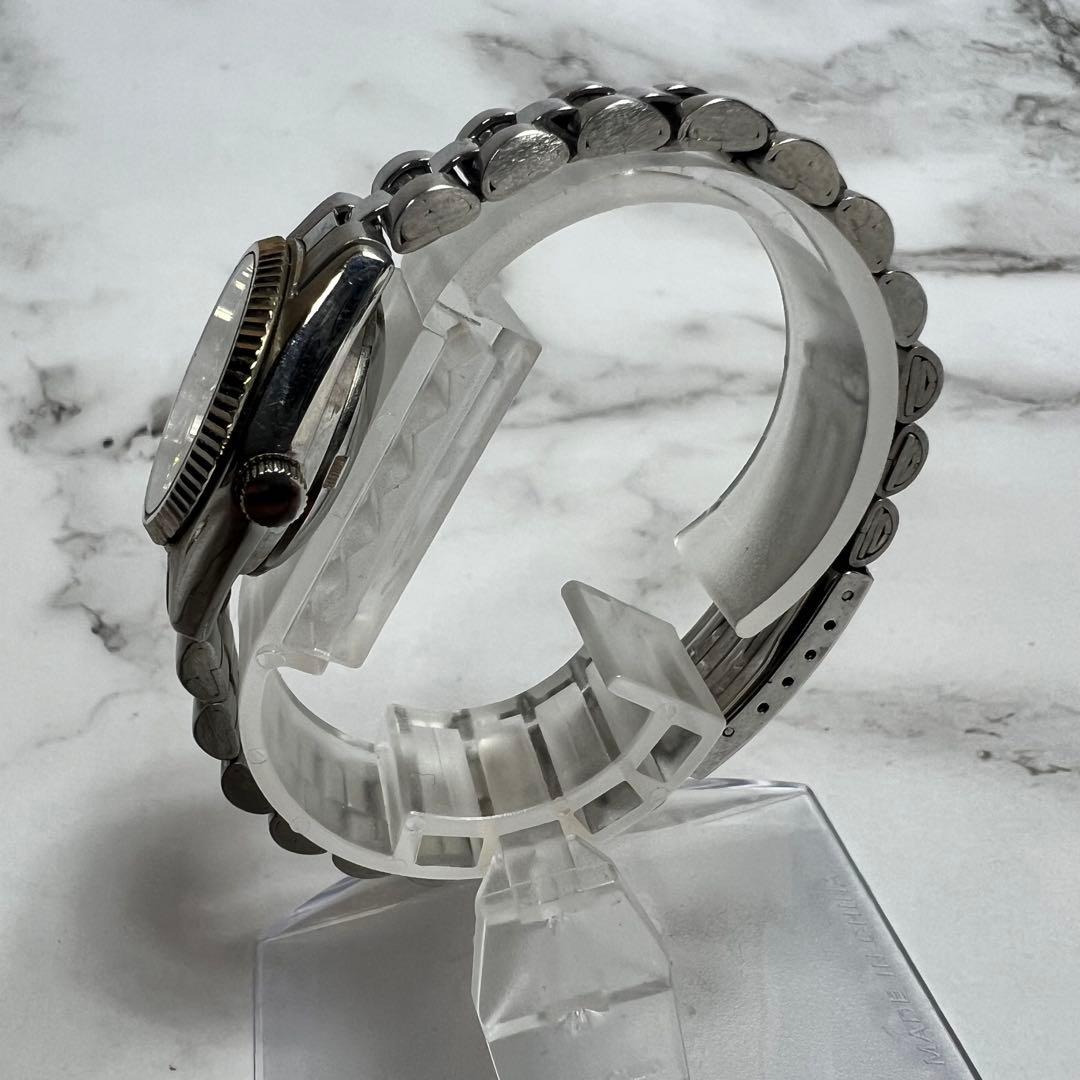 稼働美品 セイコーファイブ レディース腕時計 4206-0510 自動巻き 白