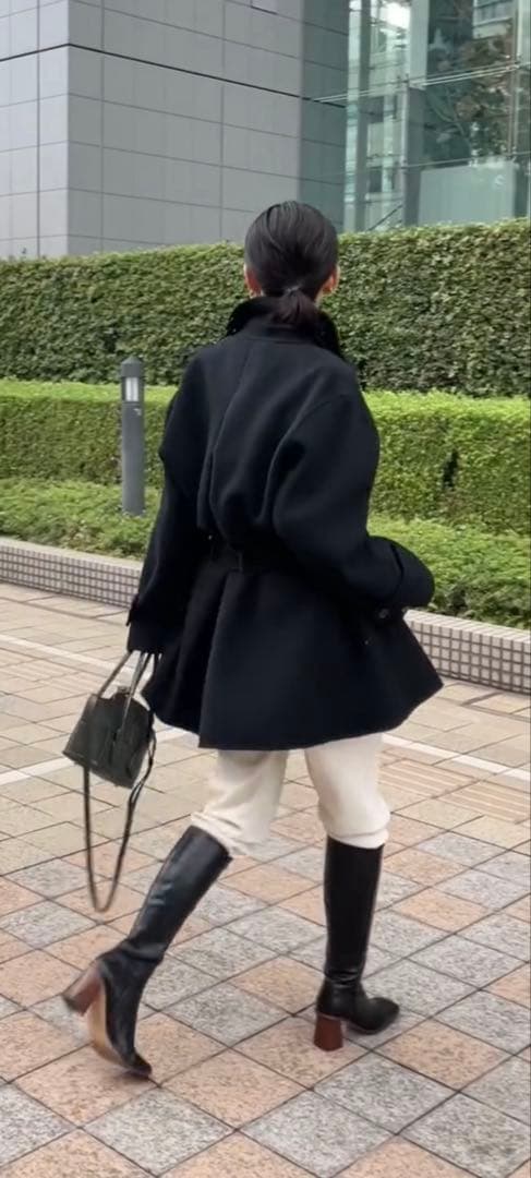 etre tokyo フーディーリバートレンチコート　美品