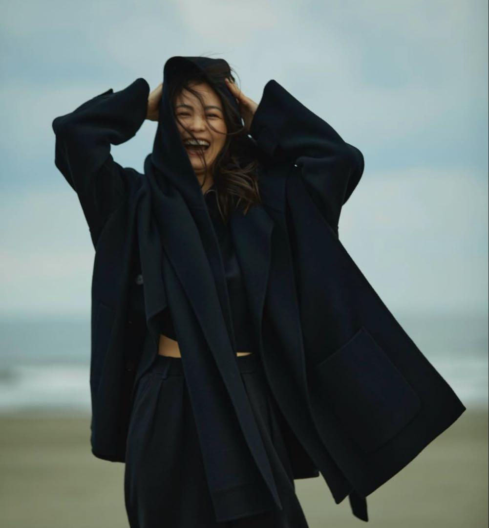 etre tokyo フーディーリバートレンチコート　美品