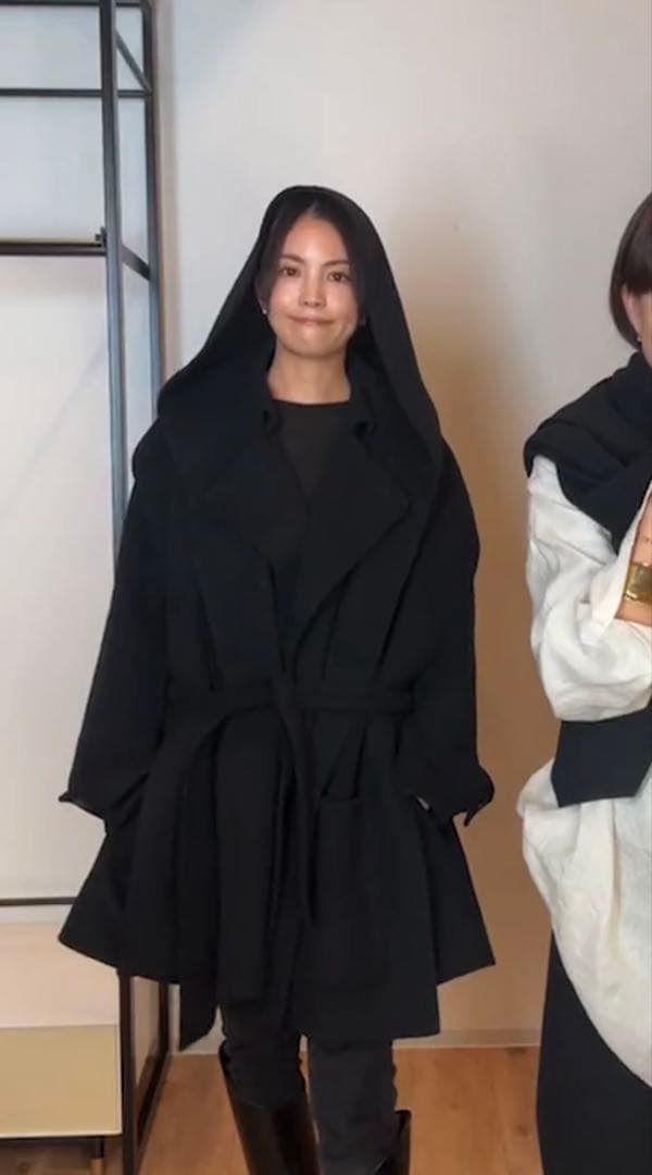 etre tokyo フーディーリバートレンチコート　美品