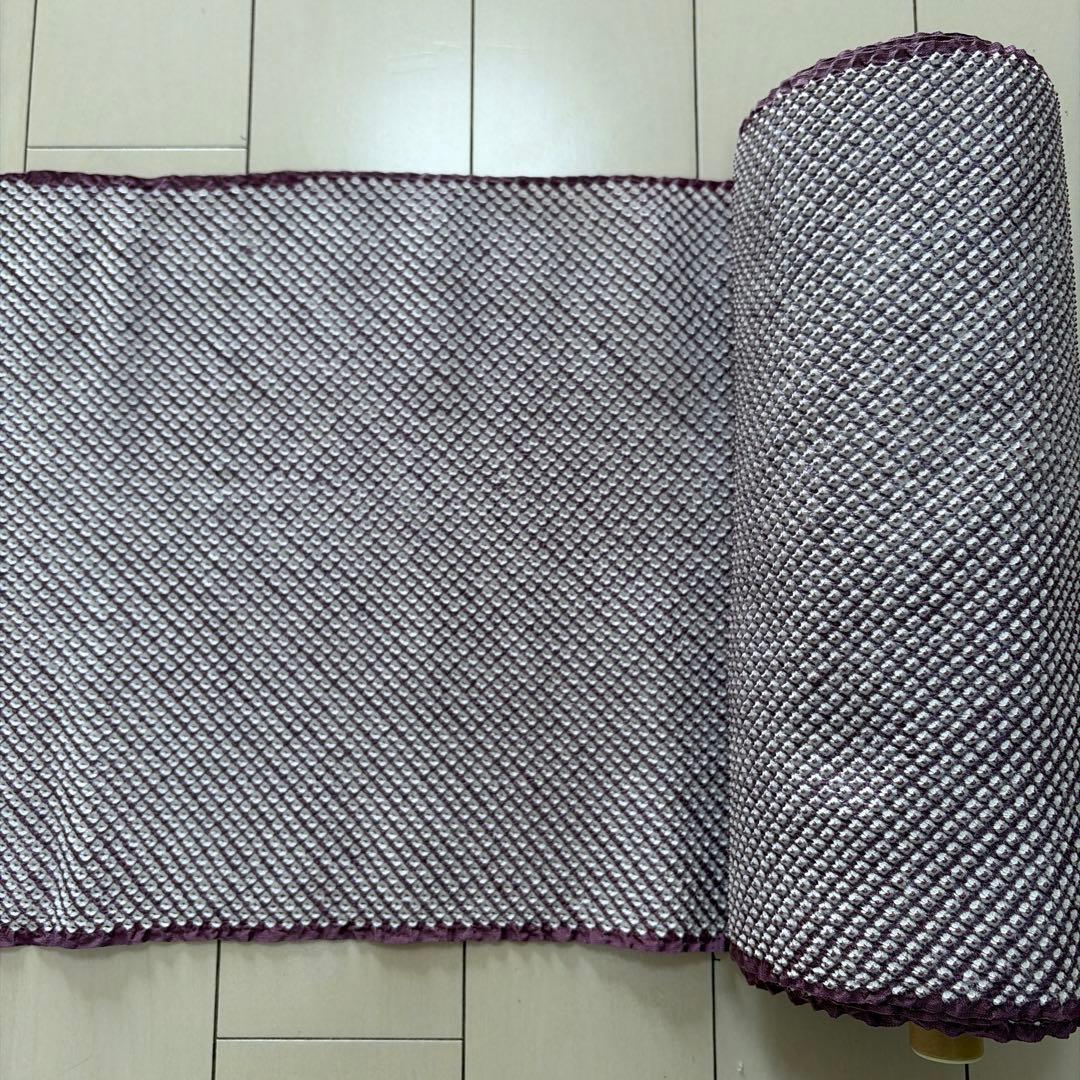 い*え様 ■T3843■未使用品■正絹■紫色　総絞り　疋田絞り　反物　一反