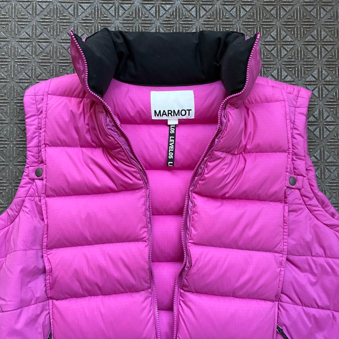 MARMOT capital ピンク ダウンベスト