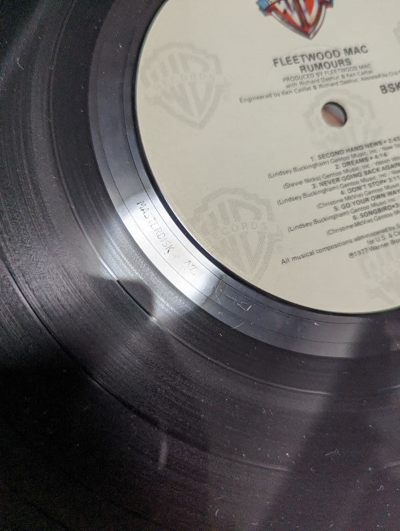 A面RLカット フリートウッドマック　噂　レコード