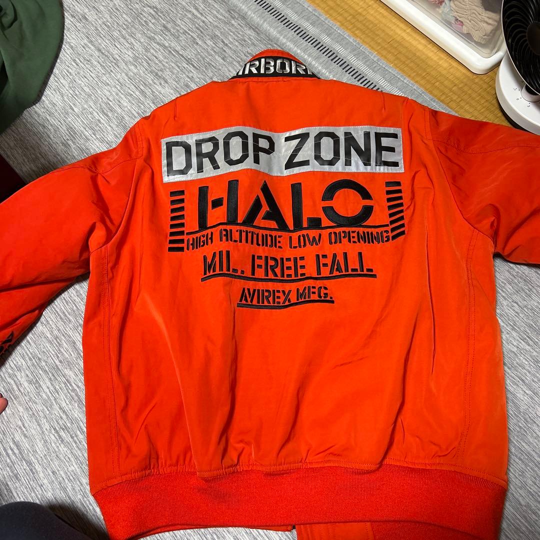 AVIREX オレンジ MA-1 フライトジャケット