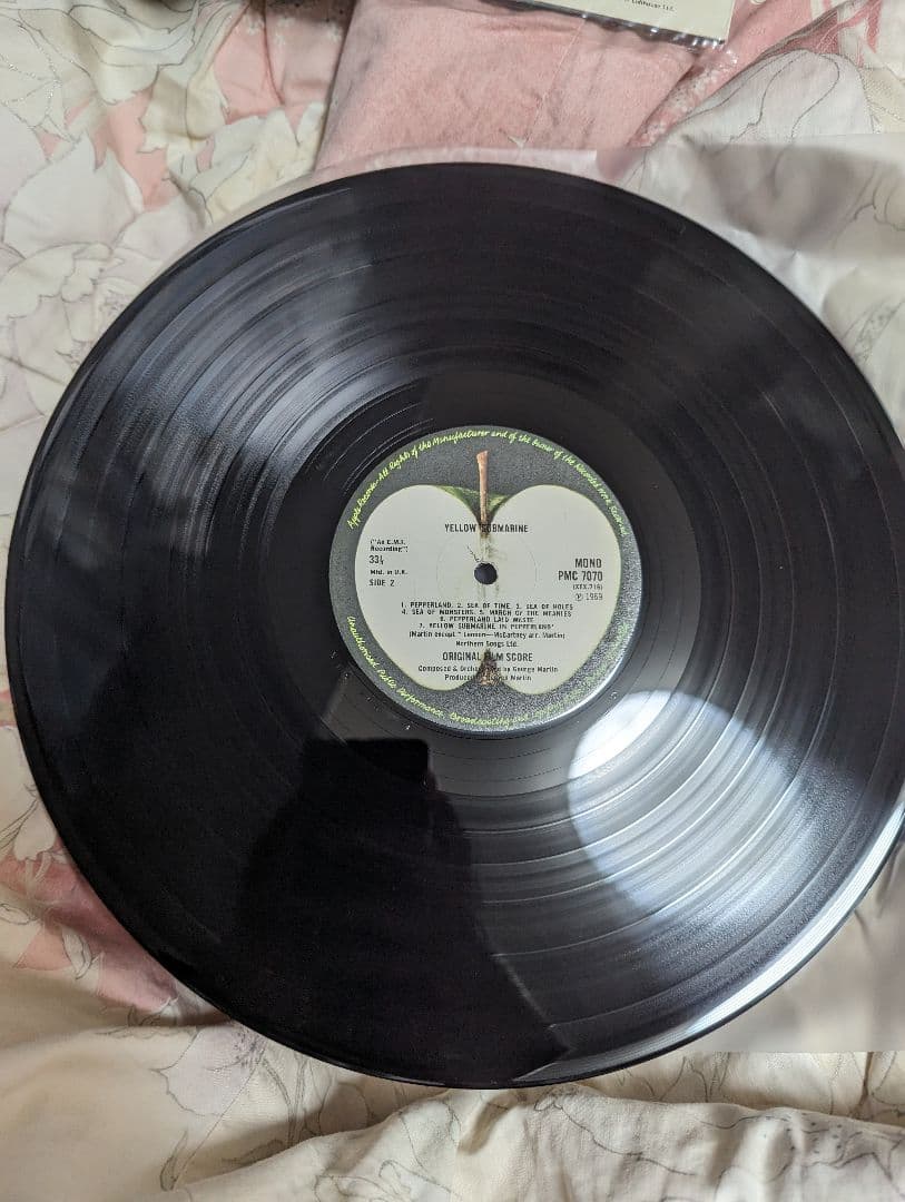 スタンパーG モノラル　 イエローサブマリン　ビートルズ　UK盤　レコード