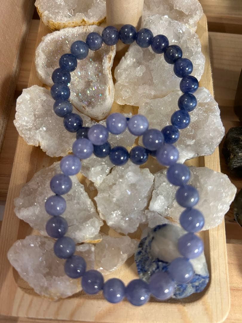 タンザナイト　8〜8.5mm 玉　2本セット