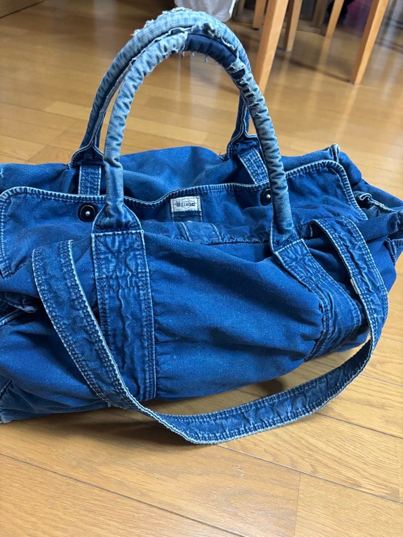 [スペシャル]初期 PORTER 吉田カバン デニムボストンバッグ 藍染