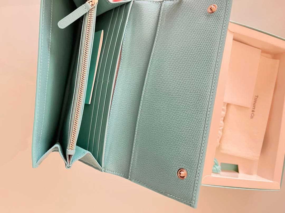［新品］Tiffany & Co. ティファニーブルー 長財布