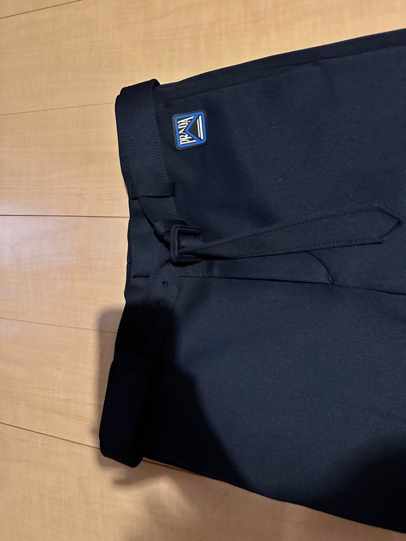 PRADA 19ss ルック　ネイビージャージパンツ