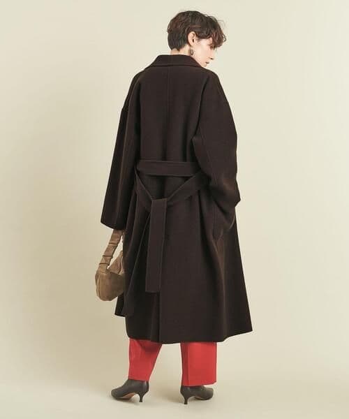 極美品 BEAUTY&YOUTH BY モッサショールカラーリバー コート