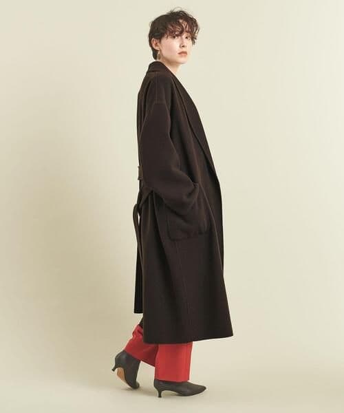 極美品 BEAUTY&YOUTH BY モッサショールカラーリバー コート