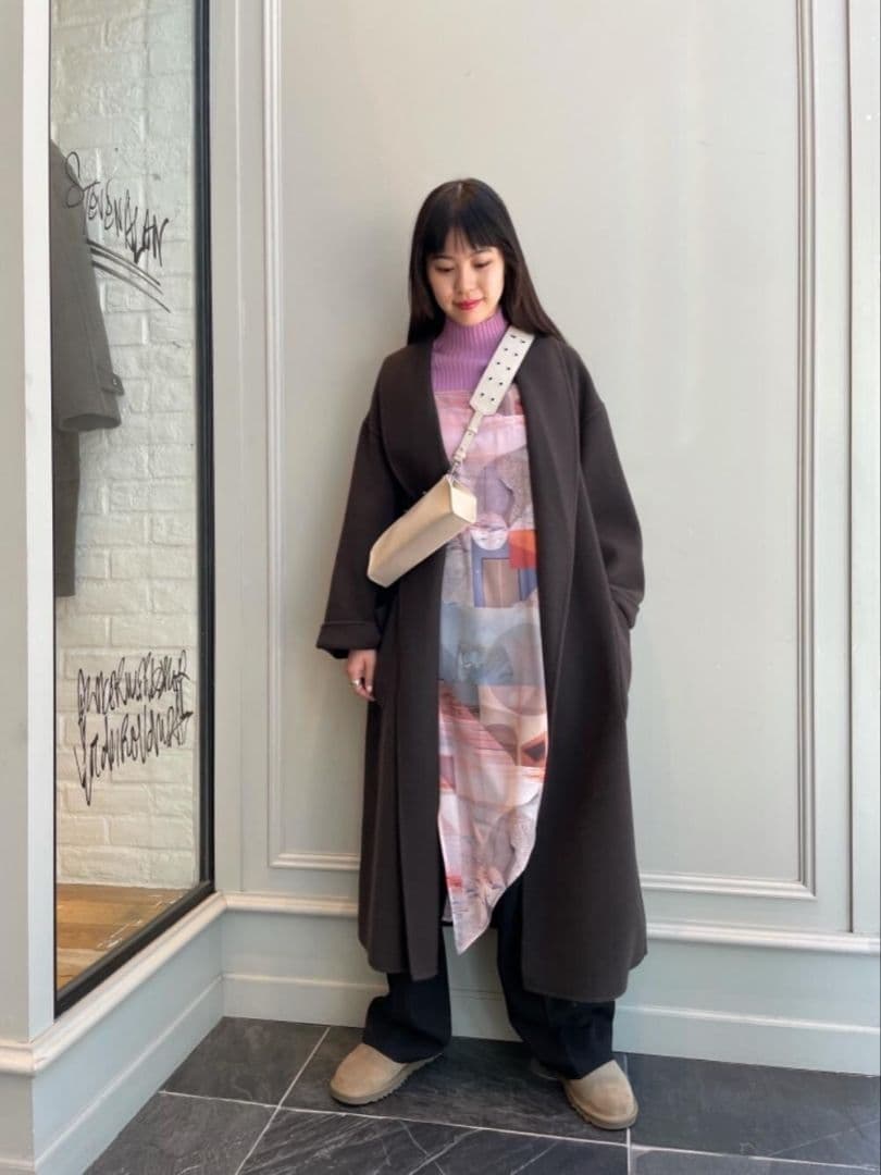 極美品 BEAUTY&YOUTH BY モッサショールカラーリバー コート