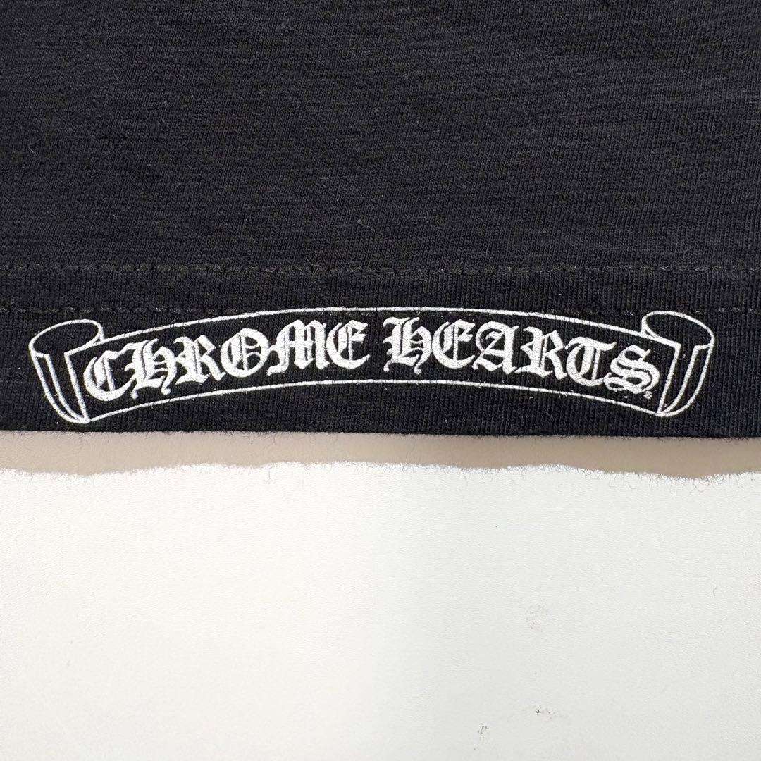 CHROME HEARTS ロンT サークルロゴ CHプラス ブラック XS