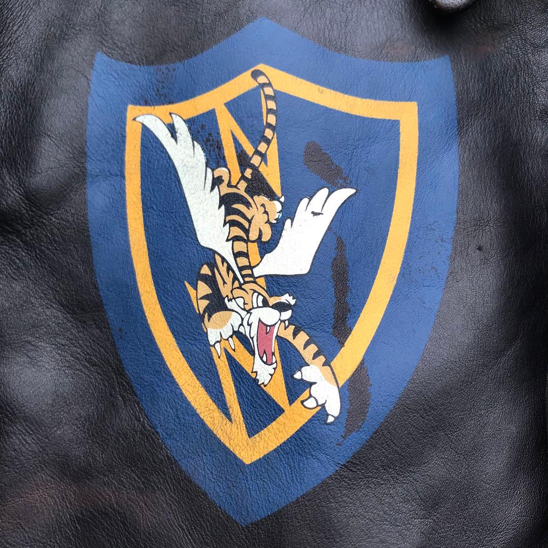 AVIREX　A-2　ブラウン　42　牛革　フライングタイガー