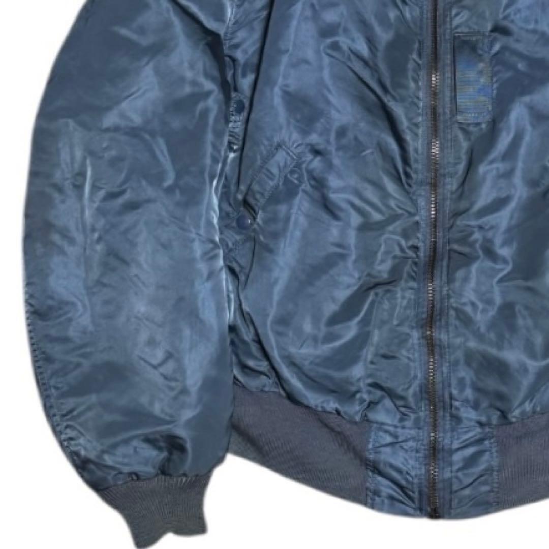 ALPHA 米国製 50s復刻 B-15C フライトジャケット XXL ネイビー