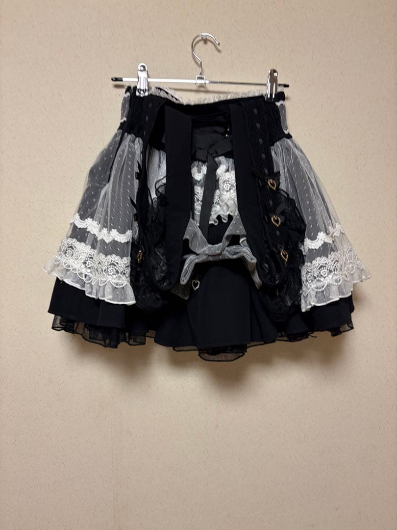 リズリサ メイドライクサスペンダー付スカート