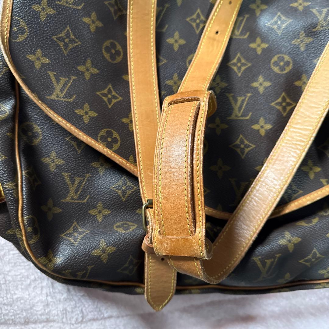 ルイ・ヴィトン　ショルダーバッグ ソミュール43 モノグラムキャンバス