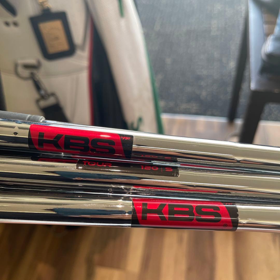 KBS ツアー 120Sシャフト 8本セット(3,4,5,6,7,8,9,P)