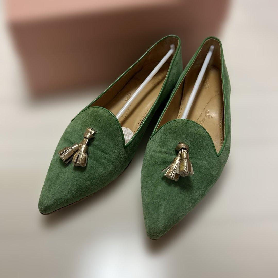 【美品】✴︎定価4万円✴︎Chatelles シャテル　フラットパンプス