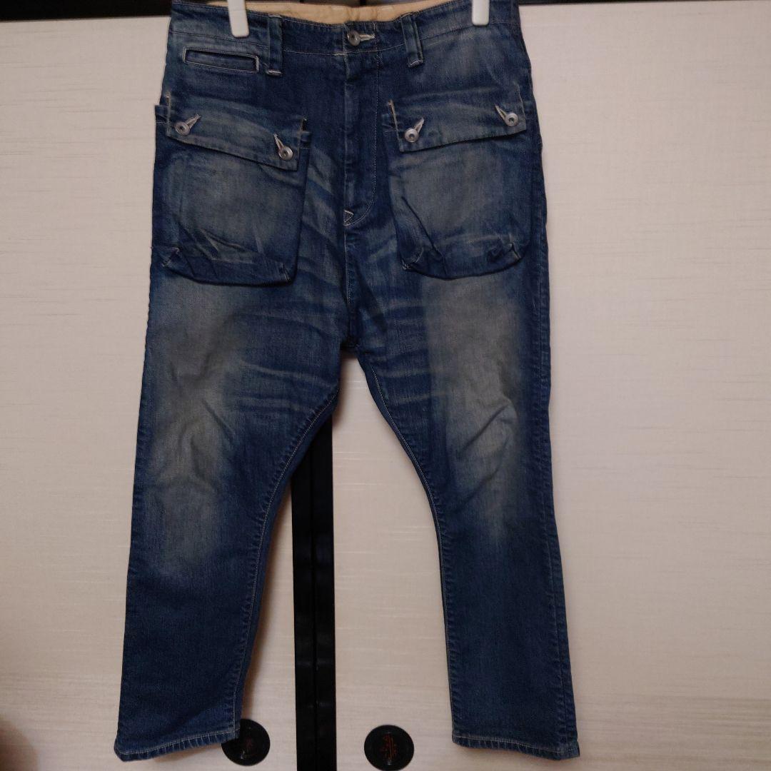 NATAL DESIGN サルエルパンツ W32 L20 デニムブルー