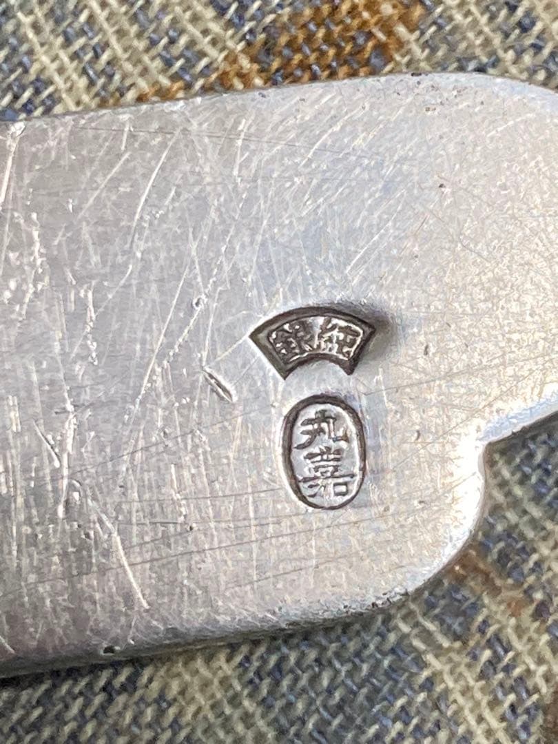 純銀　文鎮　ペーパーウエイト　刻印あり　86g