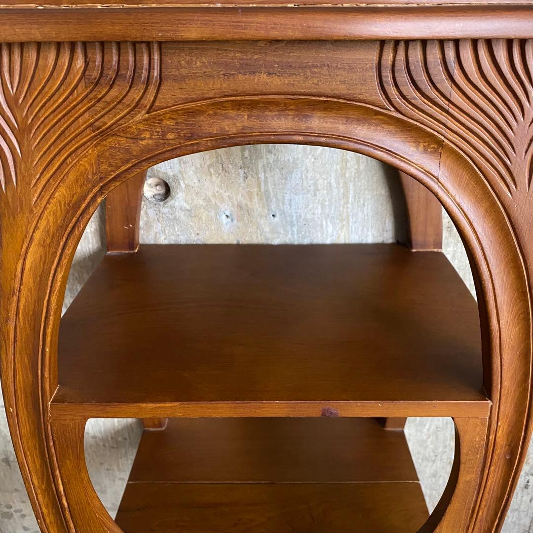 ヴィンテージ　クラシック　スリムコンソール　花台　電話台　※