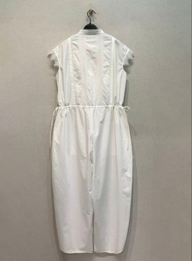 新品Curensologyカレンソロジー コットンレースオールインワン黒