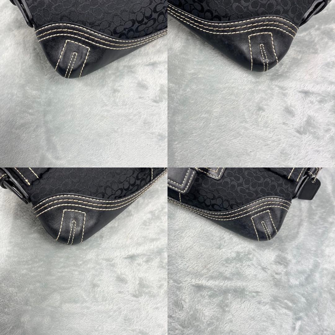 バッグ Vintage Coach Soho Black Shoulder Bag