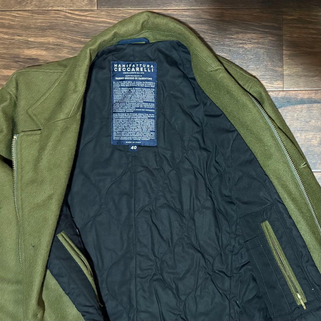 MANIFATTURA CECCARELLI アリゲーターコート　40