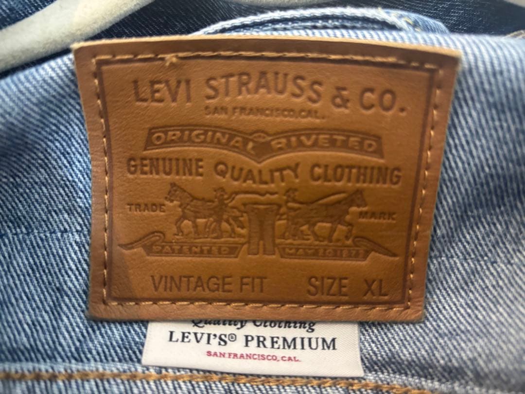 Levi’s Premium デニムジャケット XL パッチワーク