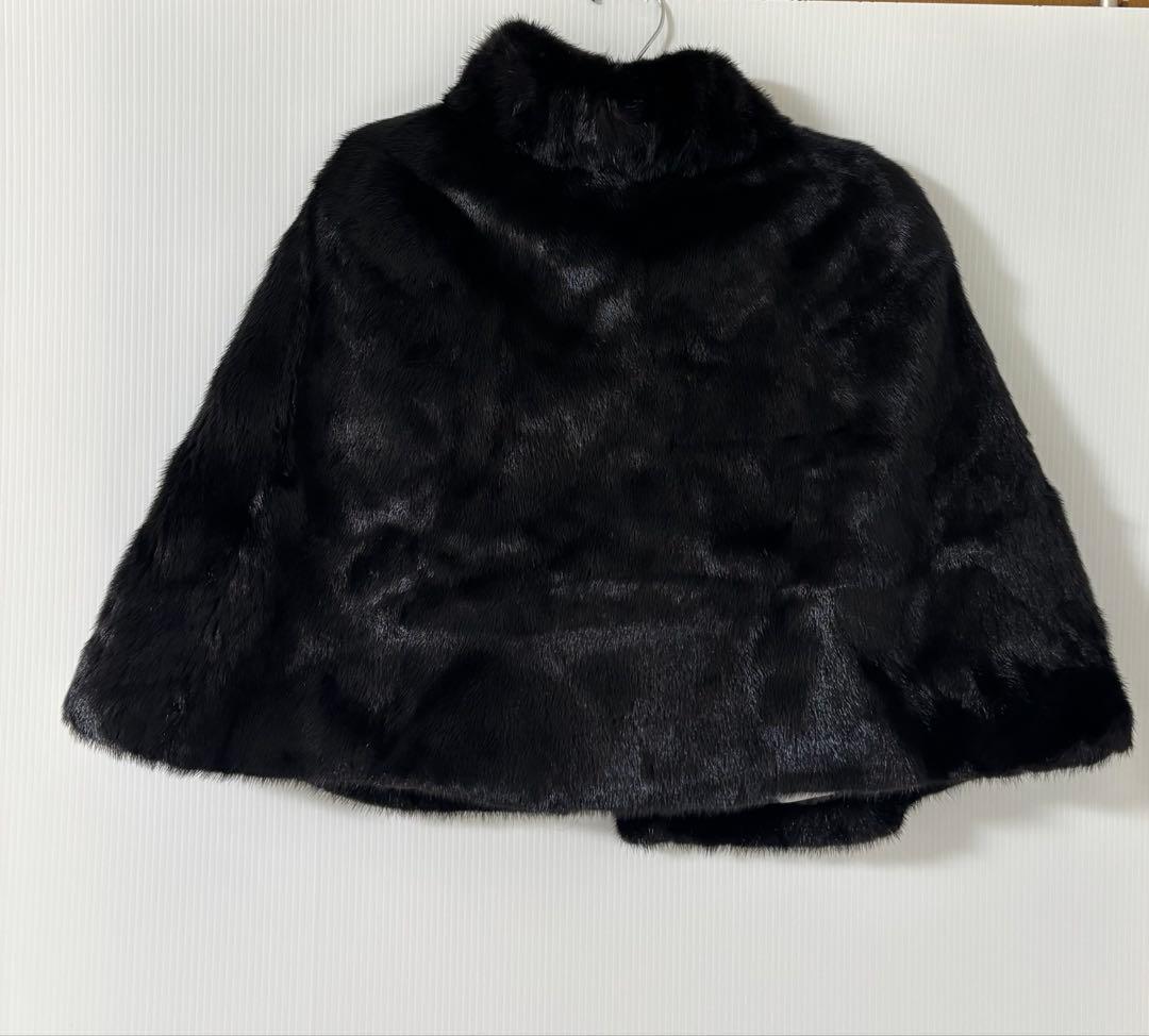 美品毛皮　chie ロイヤルチエ チエイマイ ミンク ポンチョ