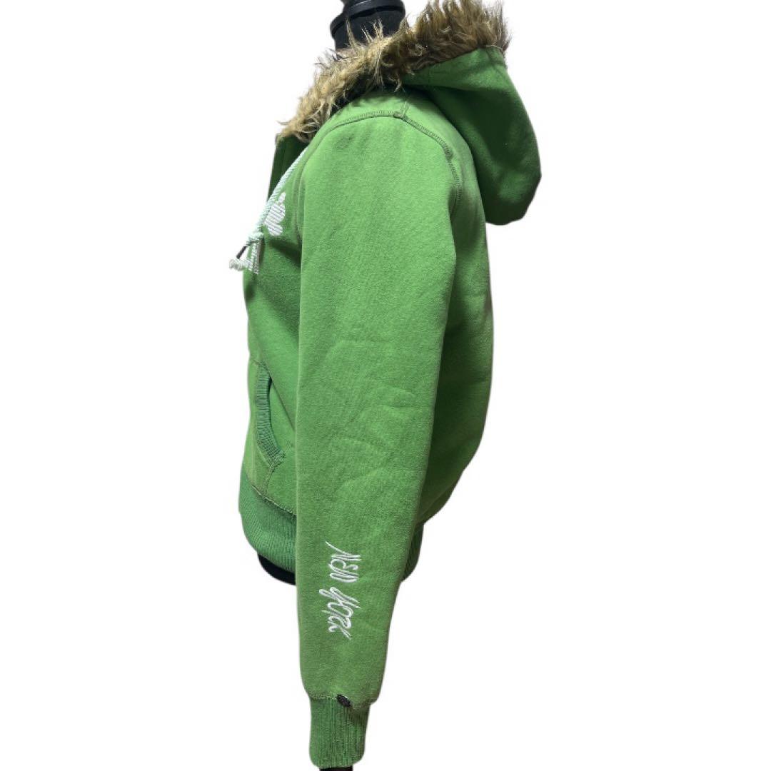 archive opium ファー ダブルジップパーカー y2k グランジ