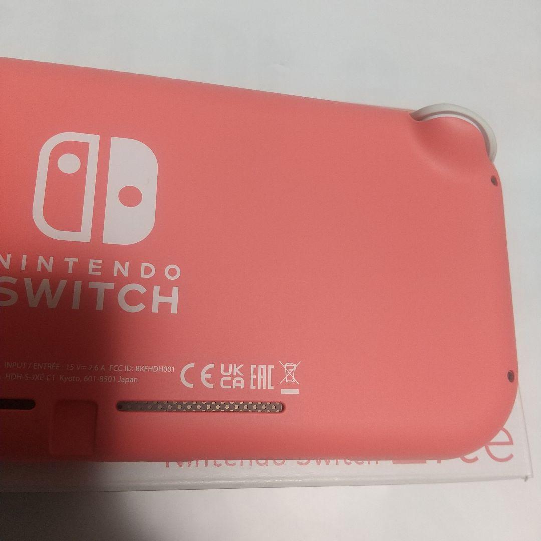 [美品]Nintendo Switch LITE コーラル ピンク 2023年製