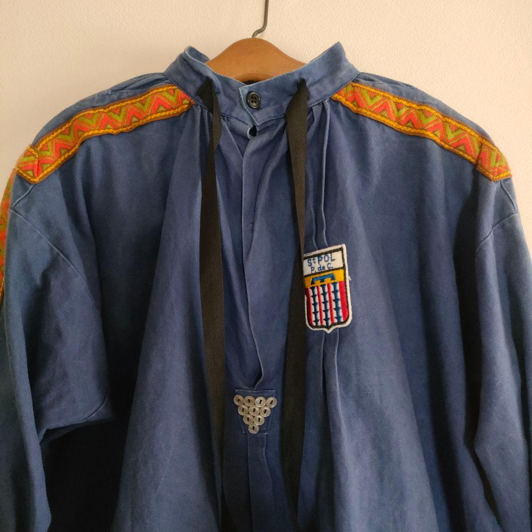 ジャケット・アウター Rare! 1960s french vintage cotton smock