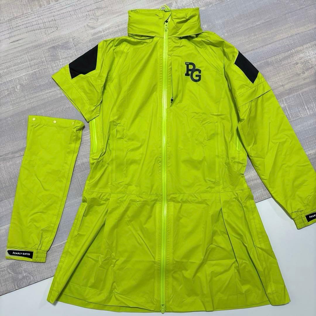 パーリーゲイツ★耐水★防風★結露防止★レインワンピ★レッグカバー.袋3点セット