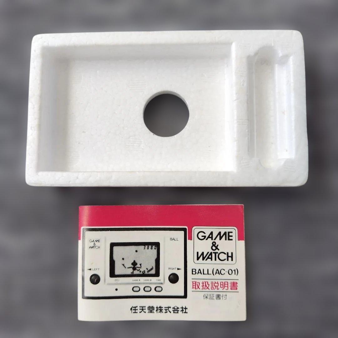 ゲームウォッチ ボール　箱、説明書付き