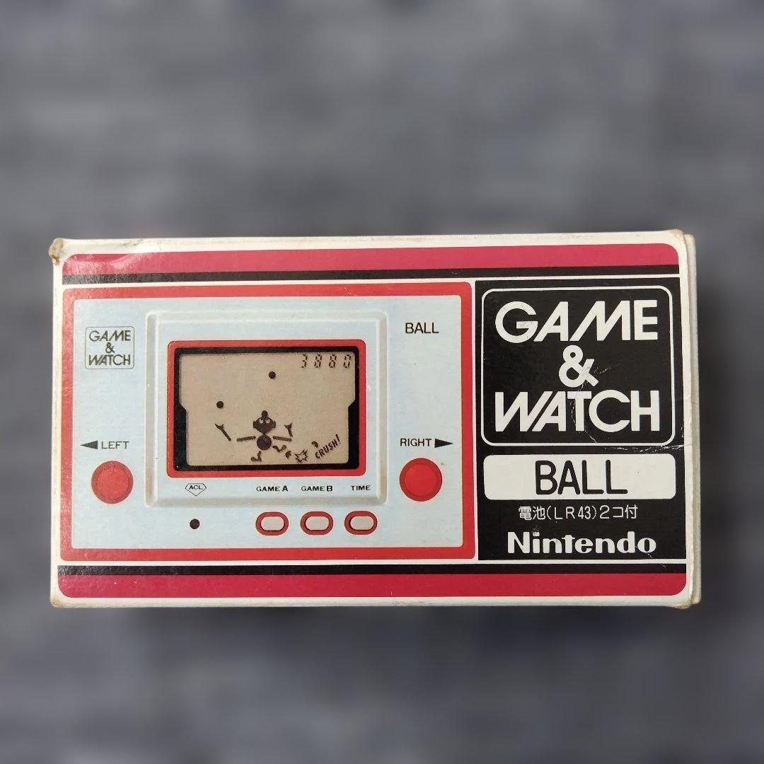 ゲームウォッチ ボール　箱、説明書付き